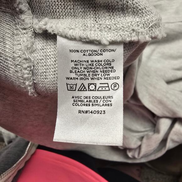 Women's LOFT Heathered Gray Knit 3/4 Sleeve Blouse | Size Medium - Picture 9 of 9